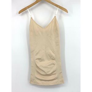 Womens Lascana Seamless Shaping Dress Beige Size M Italy 2227 Shaper